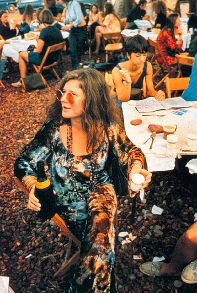 Color Photographs of Janis Joplin in the 1960s