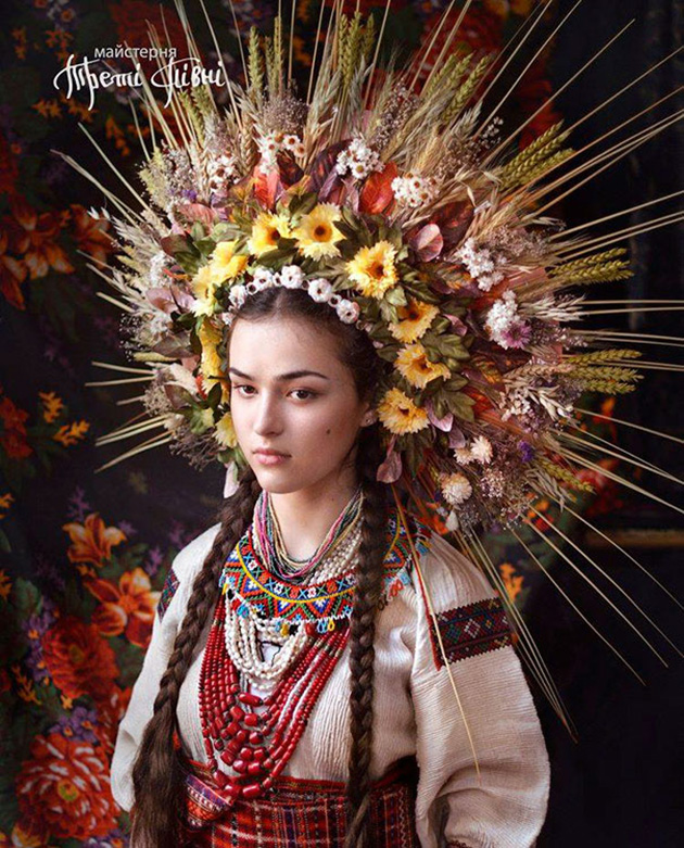 Ukrainian Women Bring Back Traditional Floral Crowns To Show National Pride