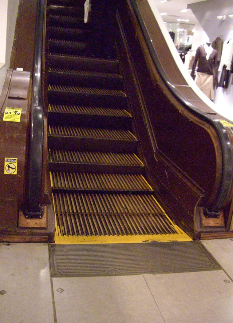 Macy's Wooden Escalators