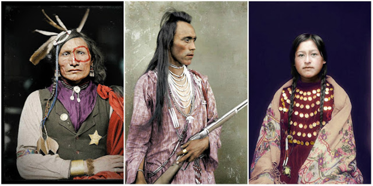 Amazing Color Portraits Of 19th Century Native Americans Published