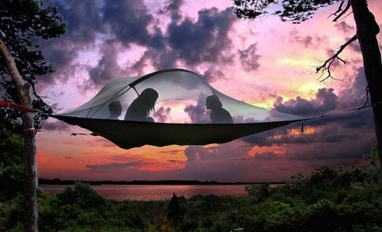 Innovative Suspended Tent