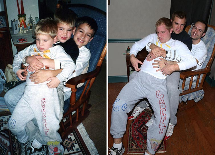remake childhood photos