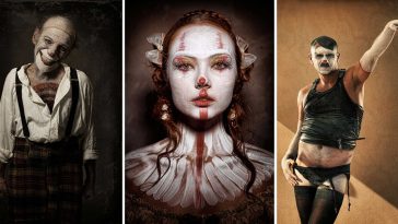 macabre-scary-clown-portraits-photography-clownville-eolo-perfido