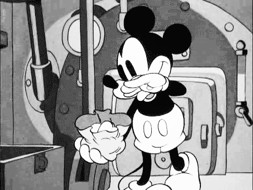 Black and White Disney Gifs