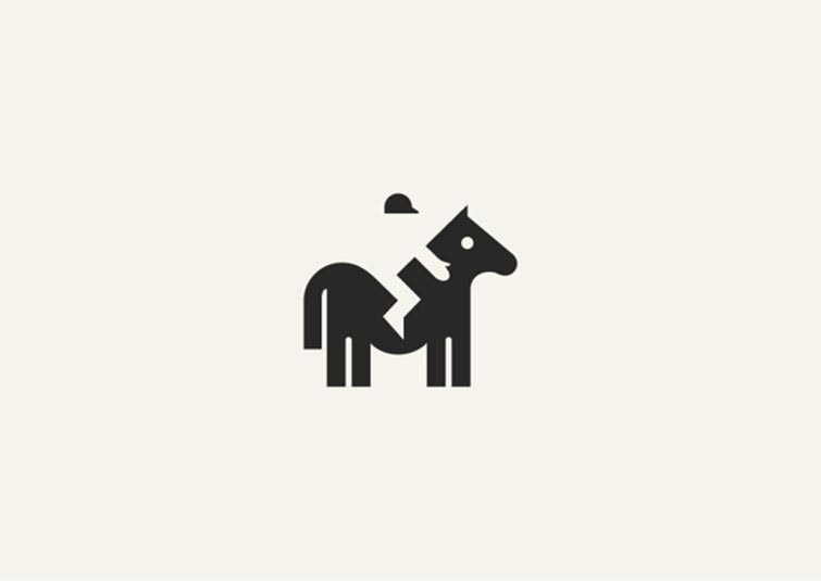 Negative Space Animal Logos
