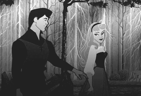 Black and White Disney Gifs