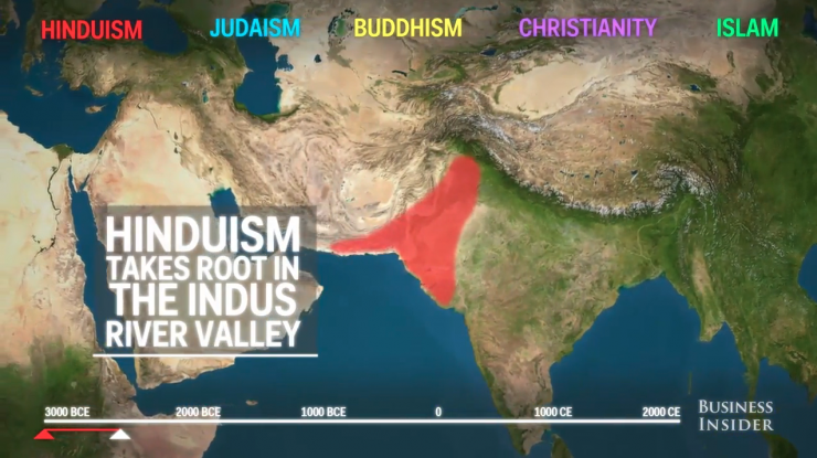 World Religions spread