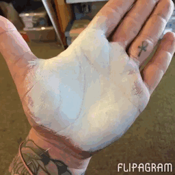 hand print portraits