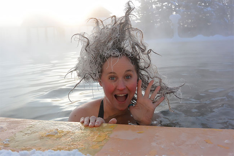 hot springs hair freezing contest