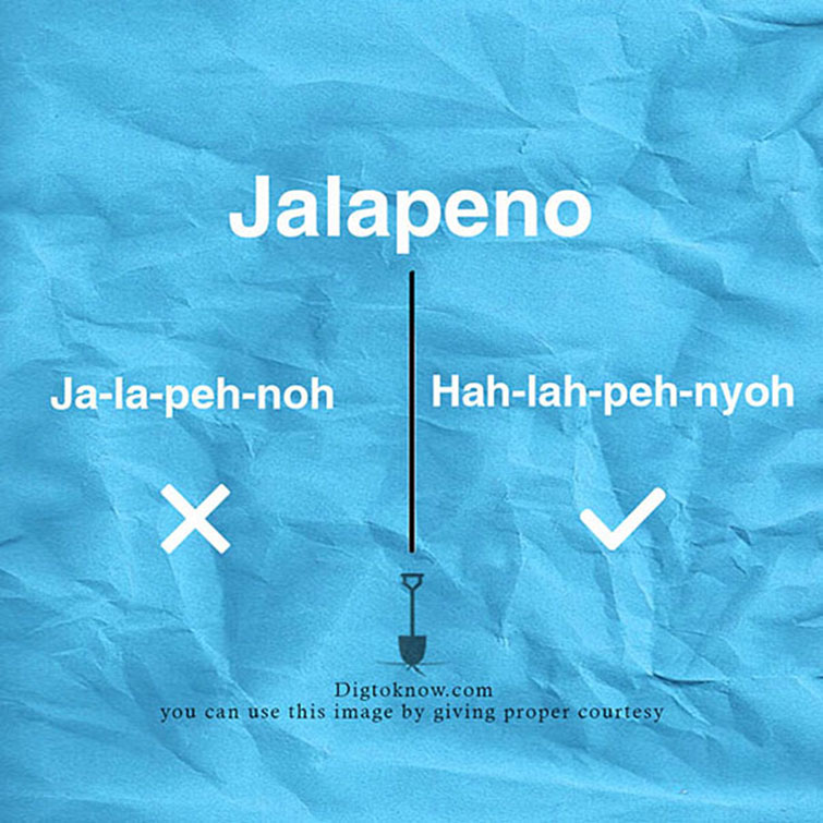 mispronounced food names