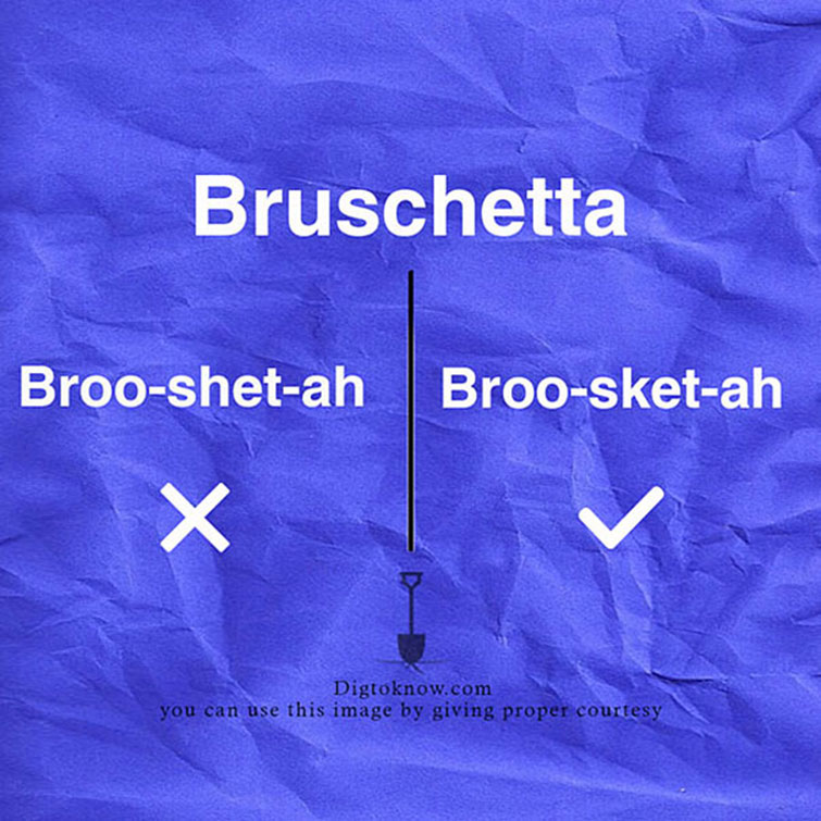 mispronounced food names
