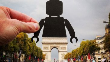 Famous Landmarks Using Paper Cutouts