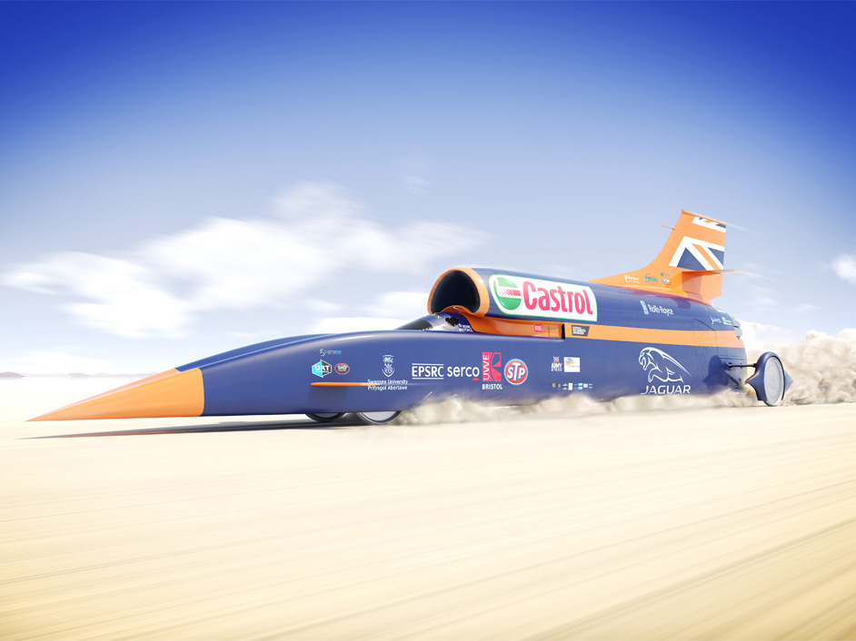 Supersonic Bloodhound Car