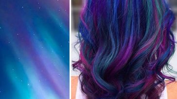 galaxy space hair trend