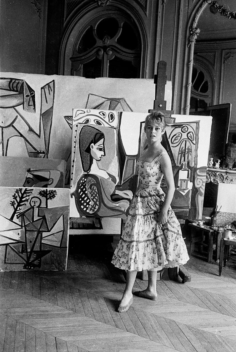 Brigitte-Bardot-and-Picasso