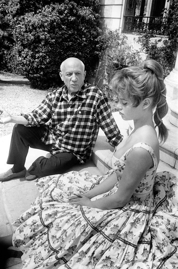 Brigitte-Bardot-and-Picasso