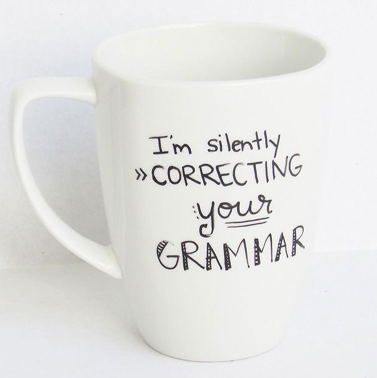 grammar police gift ideas