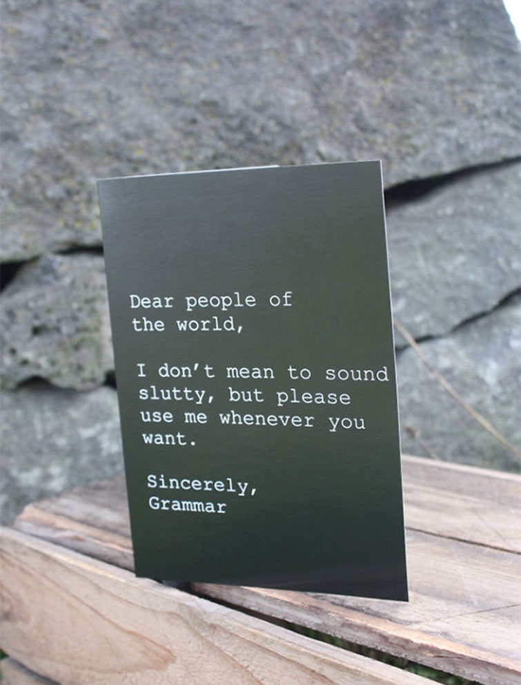 grammar police gift ideas