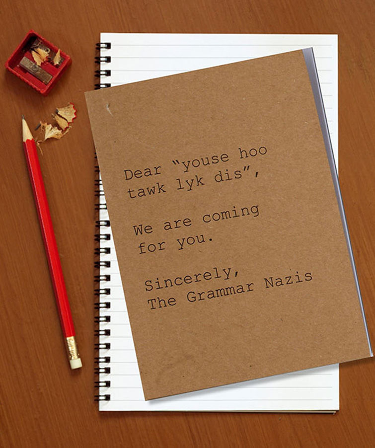 grammar police gift ideas