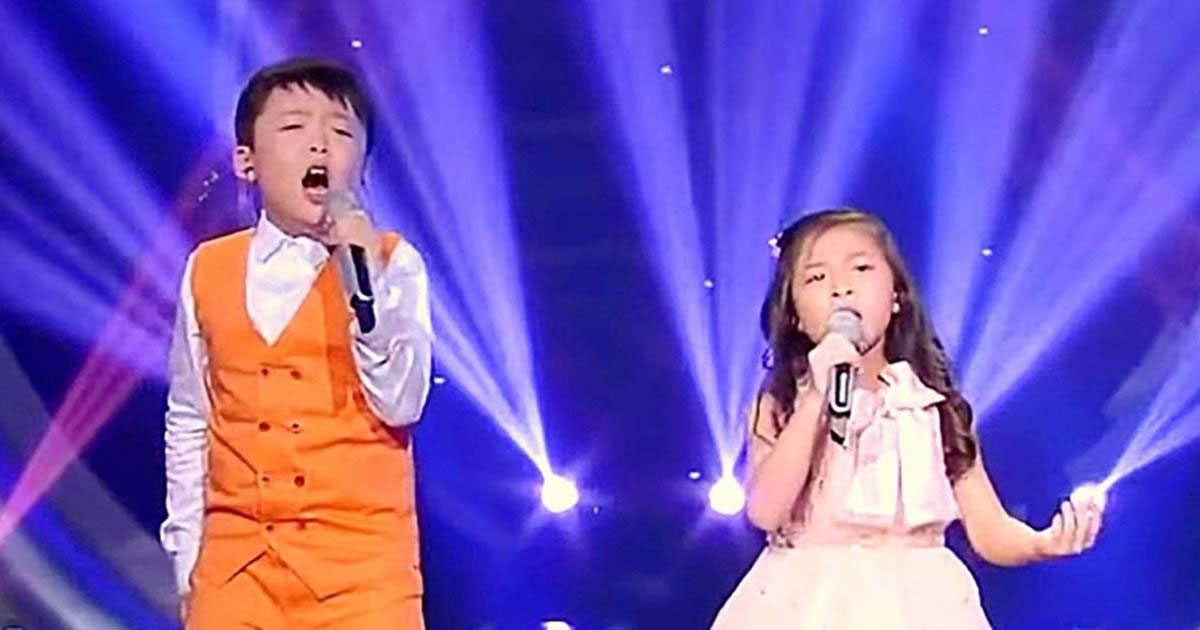 Little Boy And Girl Sing You Raise Me Up On Chinese Show Featured 
