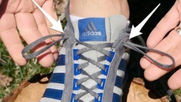 shoelace hole