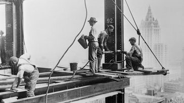 Constructing the Empire State Building 1930s