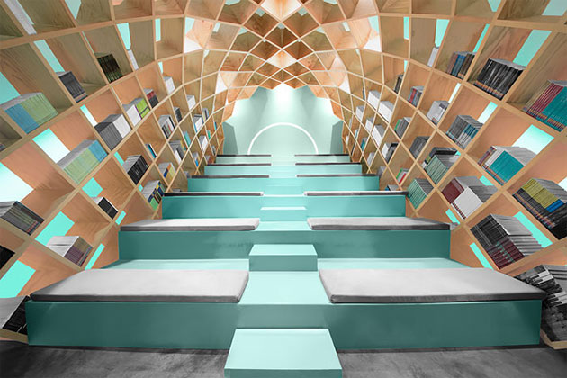 creative bookshelf