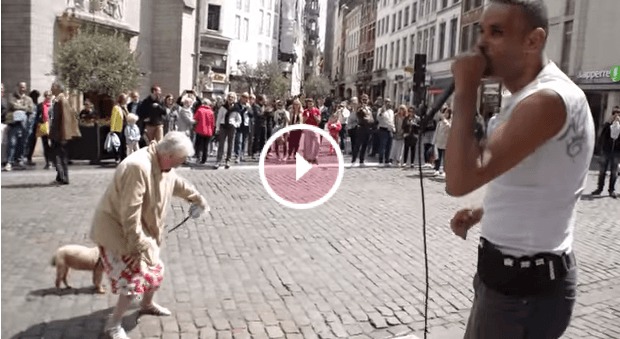 old lady dance