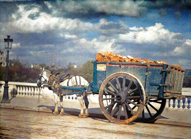 vintage color photos paris