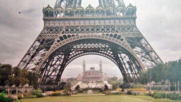 vintage color photos paris