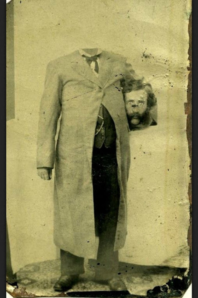 Victorian headless photographs