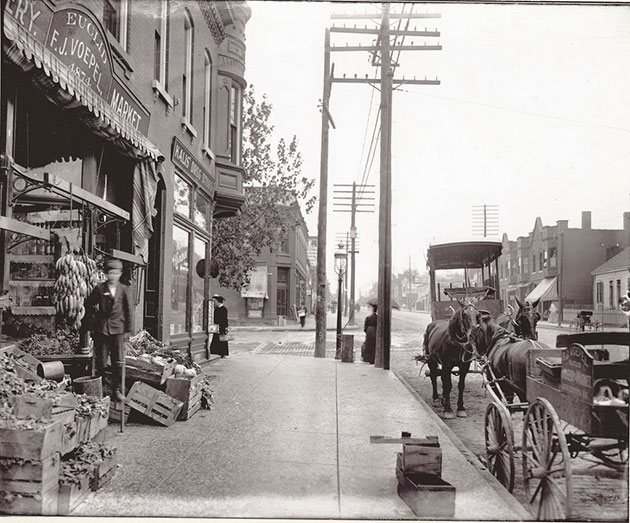 St. Louis Streets in the Early 20th Century