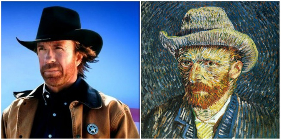 celebrities and their doppelgangers from the past