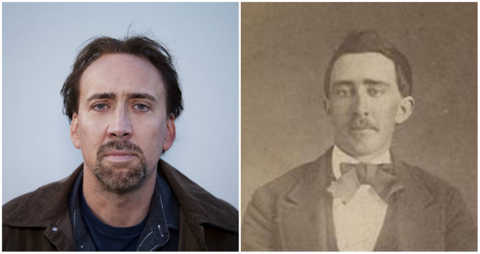 celebrities and their doppelgangers from the past