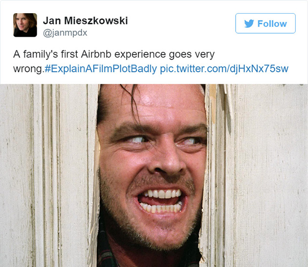 explain a film plot badly funny tweets