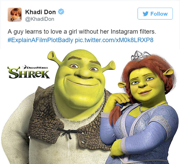 explain a film plot badly funny tweets