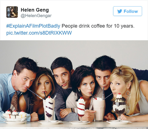 explain a film plot badly funny tweets