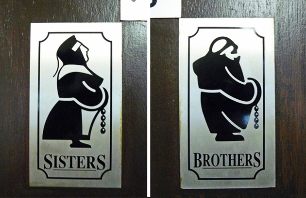 funny bathroom signs