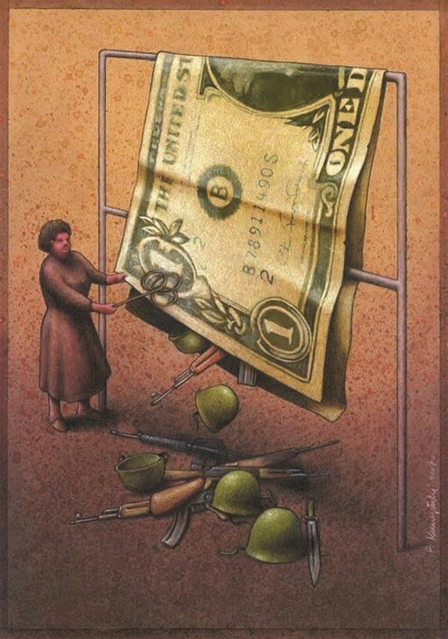 14 Brilliant And Satirical Drawings That Question The World We Live In (By Pawel Kuczynski)_02