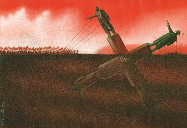 14 Brilliant And Satirical Drawings That Question The World We Live In (By Pawel Kuczynski)_09