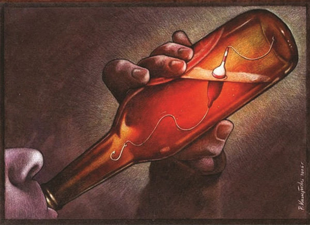 14 Brilliant And Satirical Drawings That Question The World We Live In (By Pawel Kuczynski)_11