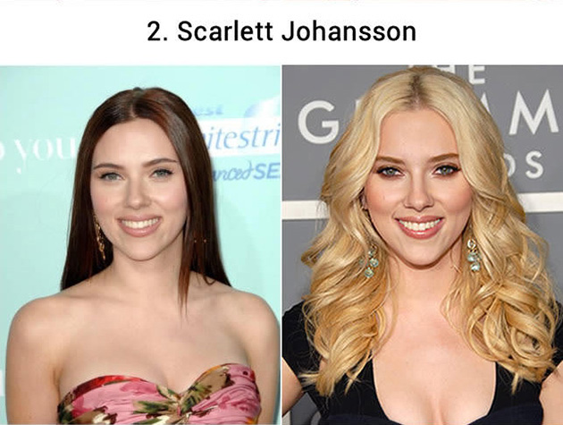 celebrities hair color