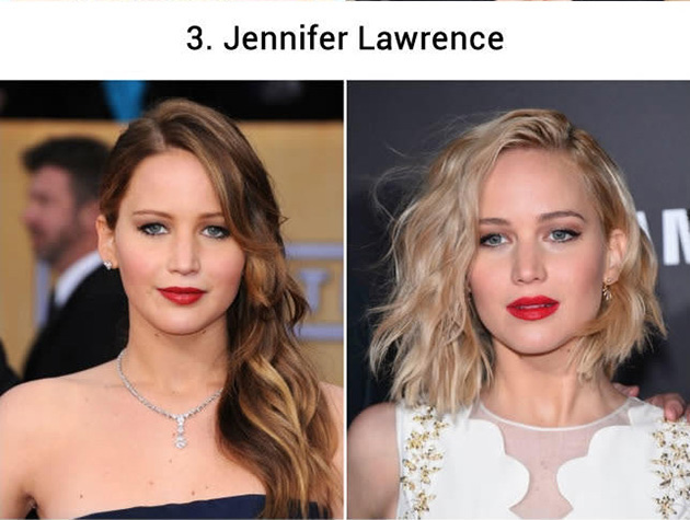 celebrities hair color