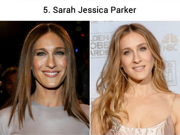 celebrities hair color
