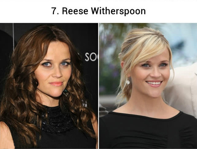 celebrities hair color