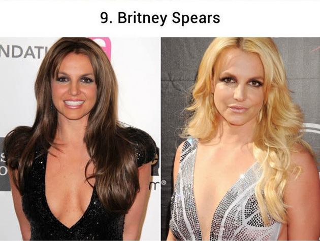 celebrities hair color