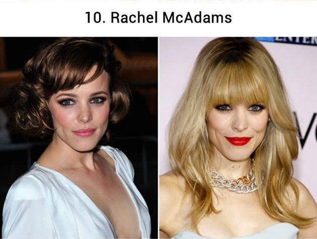 celebrities hair color
