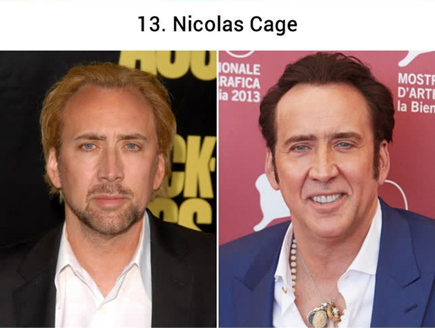 celebrities hair color