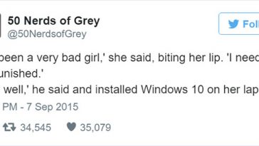 50 shades of grey parody tweets