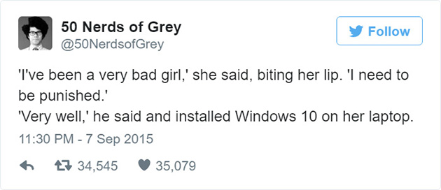 50 shades of grey parody tweets